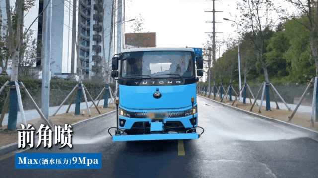 「宇」見好車丨環(huán)衛(wèi)作業(yè)再添“實力派”！宇通18噸純電動高壓清洗車煥新上市！