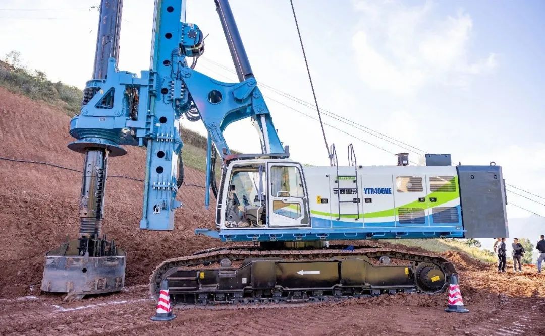 【綠色環保、節能高效】快速復購是對宇通電動旋挖鉆最大的認可！