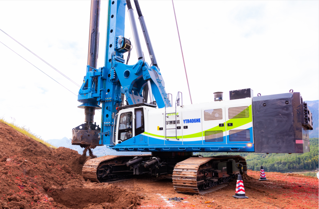 【綠色環保、節能高效】快速復購是對宇通電動旋挖鉆最大的認可！