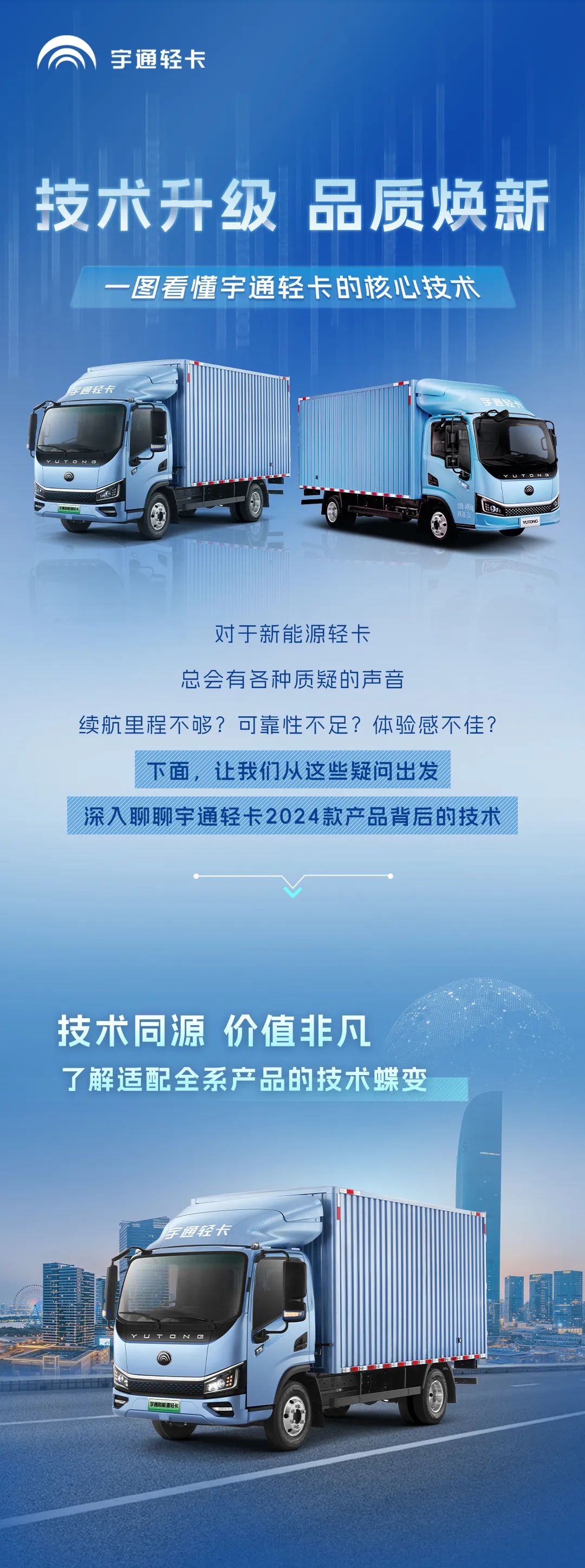 不藏了，宇通輕卡再一次技術蝶變了！